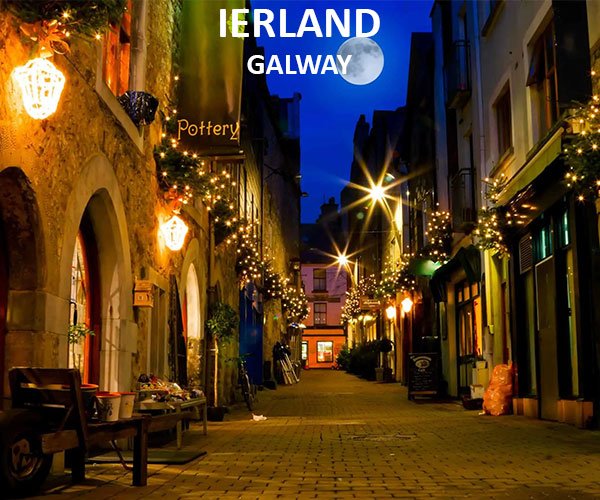 Avondsfeer in Galway met pubs en livemuziek
